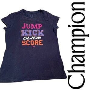 L (10-12) Champion soccer tee-shirt